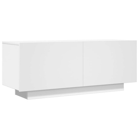 vidaXL Tv-meubel 100x35x40 cm bewerkt hout wit afbeelding2 - 1