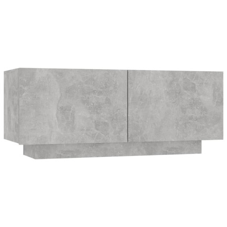 vidaXL Tv-meubel 100x35x40 cm spaanplaat betongrijs afbeelding2 - 1