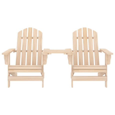 vidaXL Tuinstoelen Adirondack met tafeltje massief vurenhout afbeelding2 - 1