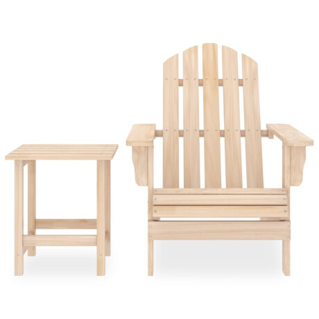 vidaXL Tuinstoel Adirondack met tafel massief vurenhout afbeelding2 - 1