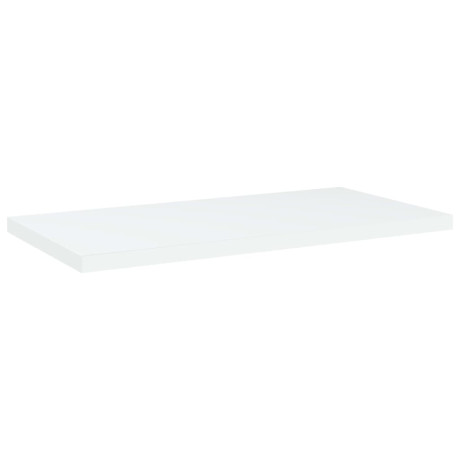 vidaXL Wandschappen 4 st 40x20x1,5 cm bewerkt hout wit afbeelding2 - 1