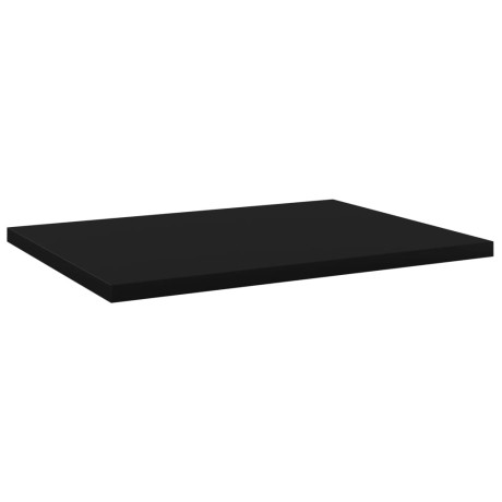 vidaXL Wandschappen 4 st 40x30x1,5 cm bewerkt hout zwart afbeelding2 - 1