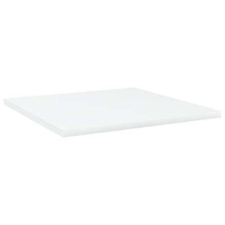 vidaXL Wandschappen 4 st 40x40x1,5 cm bewerkt hout wit afbeelding2 - 1
