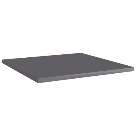 vidaXL Wandschappen 8 st 40x40x1,5 cm bewerkt hout hoogglans grijs afbeelding2 - 1