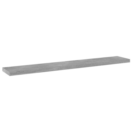 vidaXL Wandschappen 4 st 60x10x1,5 cm bewerkt hout betongrijs afbeelding2 - 1