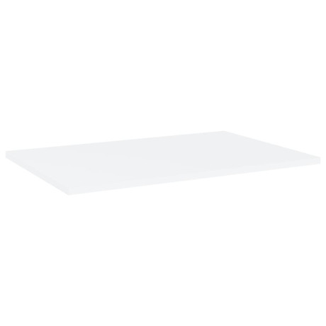 vidaXL Wandschappen 4 st 60x40x1,5 cm bewerkt hout wit afbeelding2 - 1