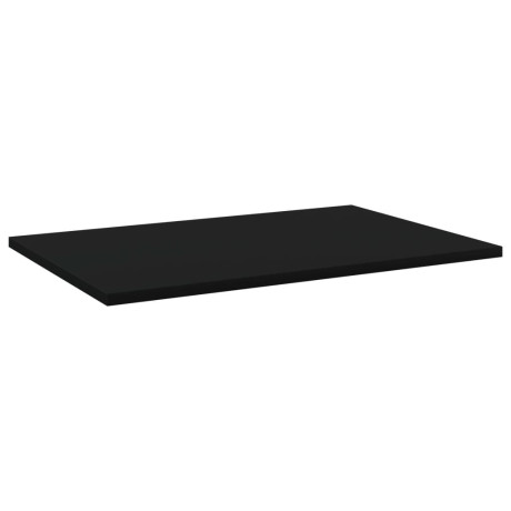 vidaXL Wandschappen 4 st 60x40x1,5 cm spaanplaat zwart afbeelding2 - 1