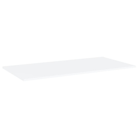 vidaXL Wandschappen 4 st 80x20x1,5 cm bewerkt hout wit afbeelding2 - 1