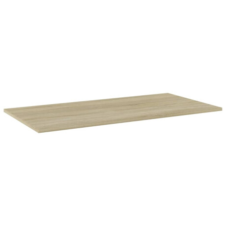 vidaXL Wandschappen 4 st 80x20x1,5 cm spaanplaat sonoma eikenkleurig afbeelding2 - 1