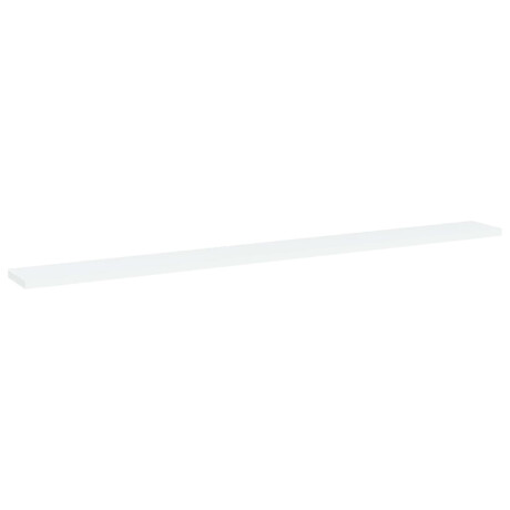 vidaXL Wandschappen 4 st 100x10x1,5 cm spaanplaat wit afbeelding2 - 1