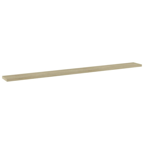 vidaXL Wandschappen 4 st 100x10x1,5 cm spaanplaat sonoma eikenkleurig afbeelding2 - 1