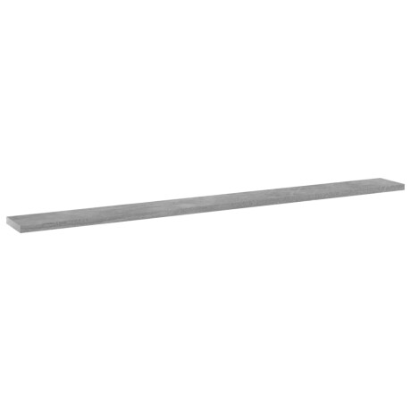vidaXL Wandschappen 4 st 100x10x1,5 cm bewerkt hout betongrijs afbeelding2 - 1