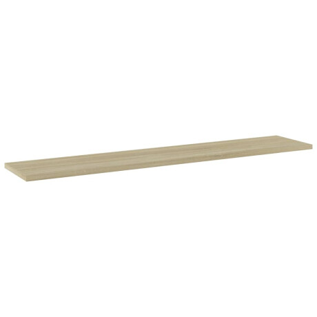 vidaXL Wandschappen 4 st 100x20x1,5 cm spaanplaat sonoma eikenkleurig afbeelding2 - 1