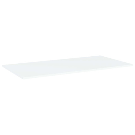 vidaXL Wandschappen 4 st 100x50x1,5 cm spaanplaat wit afbeelding2 - 1