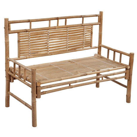 vidaXL Tuinbank met kussen 120 cm bamboe afbeelding2 - 1
