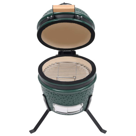 vidaXL Kamado barbecue 56 cm keramiek groen afbeelding2 - 1