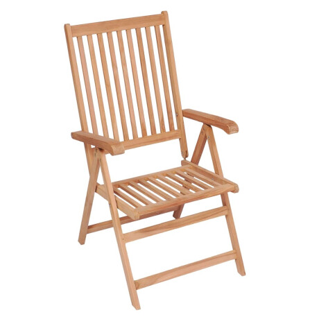 vidaXL Tuinstoelen 4 st verstelbaar massief teakhout afbeelding2 - 1
