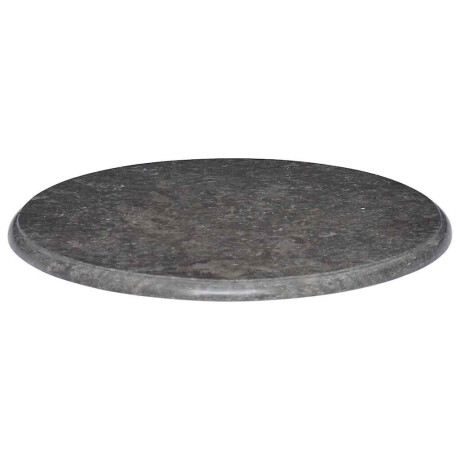 vidaXL Tafelblad Ø60x2,5 cm marmer zwart afbeelding2 - 1
