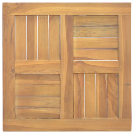 vidaXL Tafelblad vierkant 50x50x2,5 cm massief teakhout afbeelding2 - 1