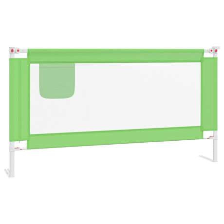 vidaXL Bedhekje peuter 160x25 cm stof groen afbeelding2 - 1