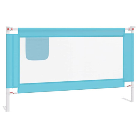 vidaXL Bedhekje peuter 140x25 cm stof blauw afbeelding2 - 1