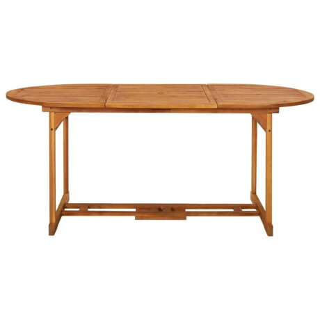 vidaXL Tuintafel 180x90x75 cm massief acaciahout afbeelding2 - 1