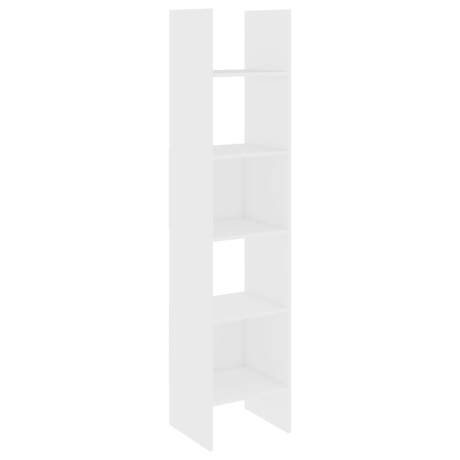 vidaXL Boekenkast 40x35x180 cm bewerkt hout wit afbeelding2 - 1