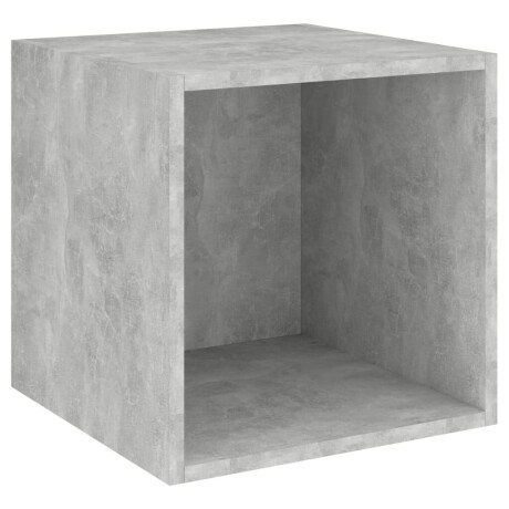 vidaXL Wandkast 37x37x37 cm bewerkt hout betongrijs afbeelding2 - 1
