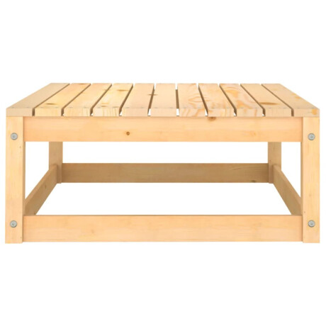 vidaXL Tuinvoetenbank 70x70x30 cm massief grenenhout afbeelding2 - 1