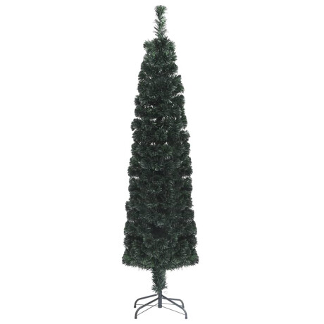 vidaXL Kunstkerstboom met standaard smal 180 cm glasvezel afbeelding2 - 1