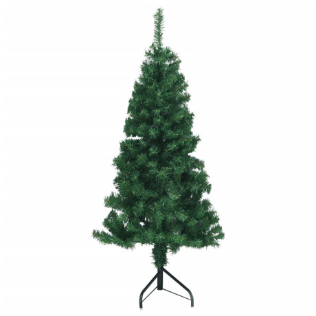 vidaXL Kunstkerstboom hoek 120 cm PVC groen afbeelding2 - 1