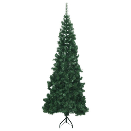 vidaXL Kunstkerstboom hoek 180 cm PVC groen afbeelding2 - 1