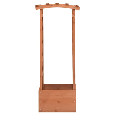 vidaXL Latwerkplantenbak met boog 49x39x117 cm vurenhout afbeelding2 - 1