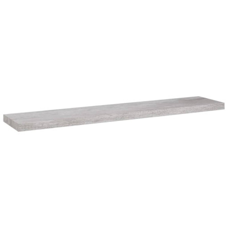 vidaXL Wandschap zwevend 120x23,5x3,8 cm MDF betongrijs afbeelding2 - 1