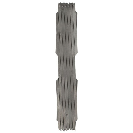 vidaXL Tuinlatwerken 5 st 180x60 cm massief vurenhout grijs afbeelding2 - 1
