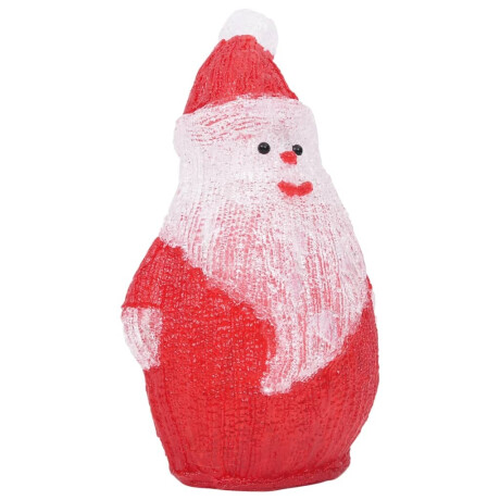 vidaXL Kerstfiguur kerstman LED binnen en buiten 28 cm acryl afbeelding2 - 1