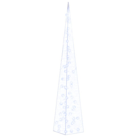 vidaXL Lichtkegel decoratief LED 120 cm acryl blauw afbeelding2 - 1