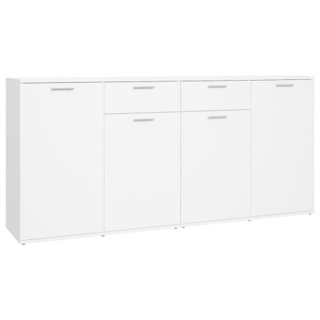 vidaXL Dressoir 160x36x75 cm bewerkt hout wit afbeelding2 - 1