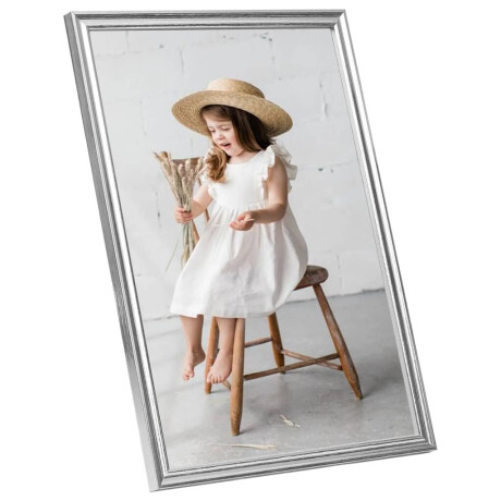 vidaXL Fotolijsten 5 st voor wand 70x90cm MDF zilverkleurig afbeelding2 - 1