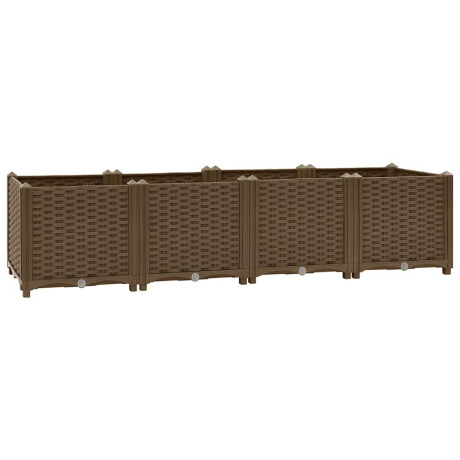 vidaXL Plantenbak verhoogd 160x40x38 cm polypropyleen afbeelding2 - 1