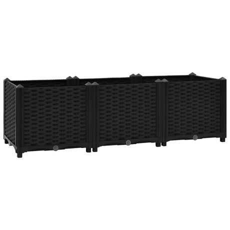 vidaXL Plantenbak verhoogd 120x40x38 cm polypropyleen afbeelding2 - 1