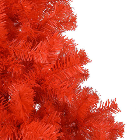 vidaXL Kunstkerstboom met verlichting en kerstballen 150 cm PVC rood afbeelding2 - 1