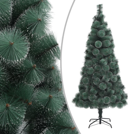 vidaXL Kunstkerstboom met verlichting 150 cm PVC en PE groen afbeelding2 - 1