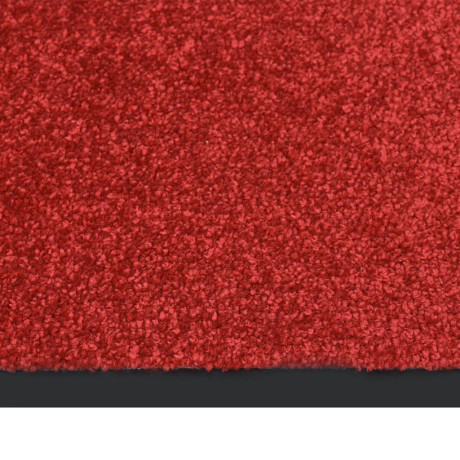vidaXL Deurmat 60x80 cm rood afbeelding2 - 1