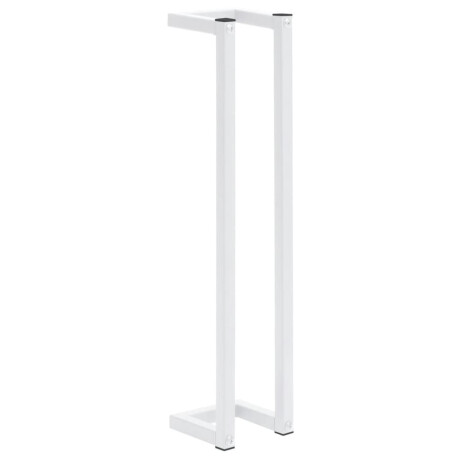 vidaXL Handdoekenrek 12,5x12,5x60 cm staal wit afbeelding2 - 1