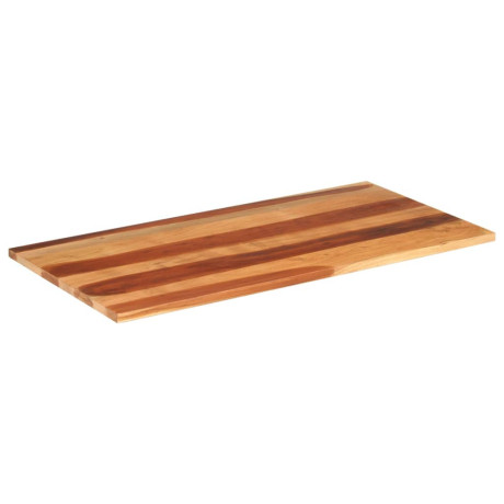 vidaXL Tafelblad 120x60x(2,5-2,7) cm massief acaciahout afbeelding2 - 1