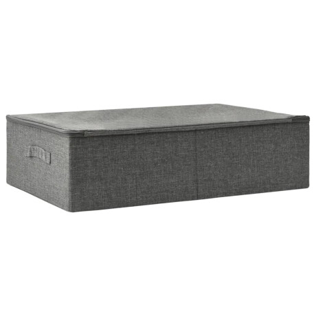 vidaXL Opbergbox 70x40x18 cm stof antracietkleurig afbeelding2 - 1