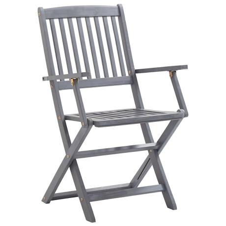 vidaXL Tuinstoelen 8 st inklapbaar massief acaciahout afbeelding2 - 1