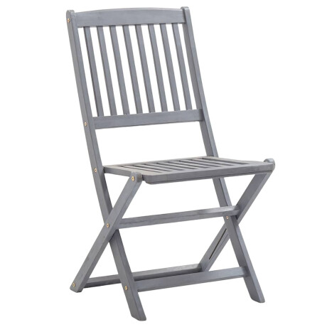 vidaXL Tuinstoelen 8 st inklapbaar massief acaciahout afbeelding2 - 1