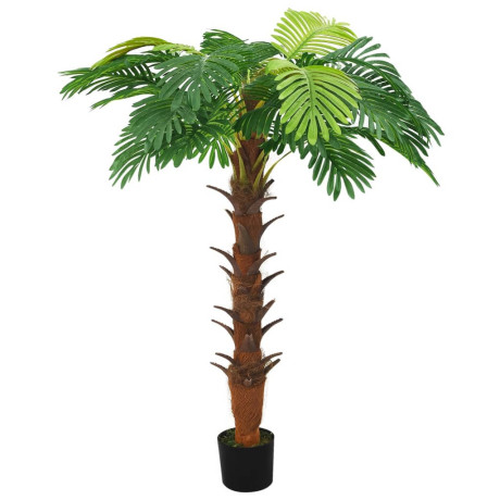 vidaXL Kunstplant met pot cycaspalm 160 cm groen afbeelding2 - 1